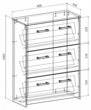 Тумба для обуви Агата АТ-1 в Невьянске - nevyansk.mebel24.online | фото 4