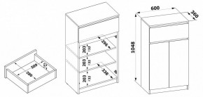 Тумба для обуви ТП-12 в Невьянске - nevyansk.mebel24.online | фото 4