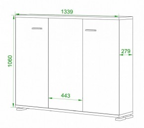 Тумба Домино нельсон ПУ-60-4 в Невьянске - nevyansk.mebel24.online | фото 2
