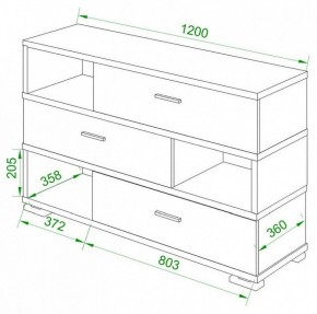 Тумба комбинированная Домино СБ-40/3-ПВК в Невьянске - nevyansk.mebel24.online | фото 2