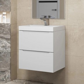 Тумба под раковину Uperwood Tanos 50 см, подвесная, белая матовая в Невьянске - nevyansk.mebel24.online | фото