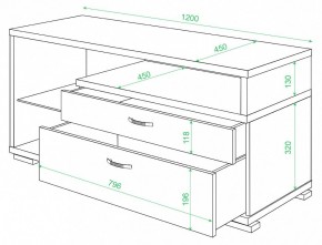 Тумба под ТВ Домино ТК-10М в Невьянске - nevyansk.mebel24.online | фото 2