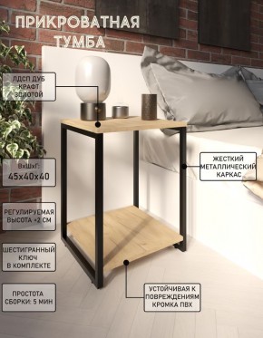 Тумба прикроватная "Лофт" (Лф.Т-2) в Невьянске - nevyansk.mebel24.online | фото 4