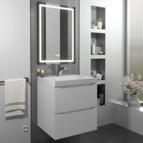 Тумба с раковиной Uperwood Tanos 50 см, подвесная, белая матовая в Невьянске - nevyansk.mebel24.online | фото