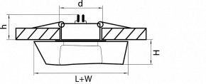 Встраиваемый светильник Lightstar Flutto 006430 в Невьянске - nevyansk.mebel24.online | фото 3