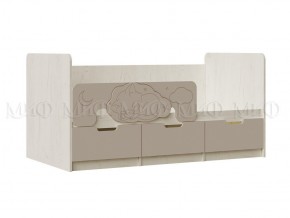 ЮНИОР-4 Кровать 1600 (Шарли Мокко) в Невьянске - nevyansk.mebel24.online | фото